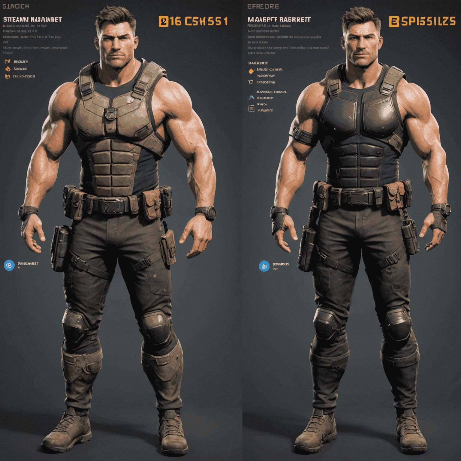 Side-by-side comparison of Buff.163 and Steam Market interfaces, showing CS2 skin listings with price differences highlighted
